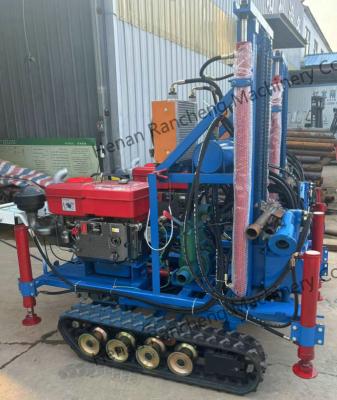 China 160m Small Portable Water Well Drilling Rig Machine With 35HP Engine zu verkaufen