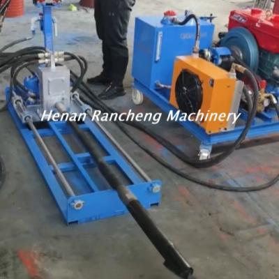 China Drilling Depth 60-80m Hydraulic Thrust Boring Machine With 32HP Diesel Engine for sale