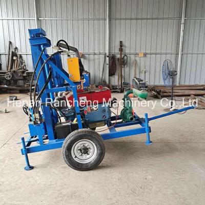 China 150m Deep Hydraulic Water Drilling Machine With Percussive And Rotating Type for sale