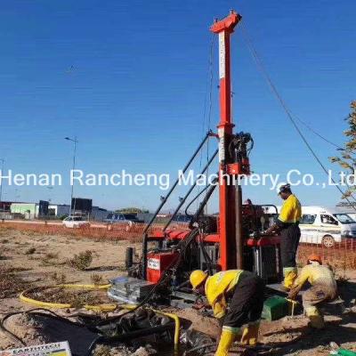 China Advanced Hydraulic Crawler Core Drilling Rig Powered By 74KW Cummins for sale