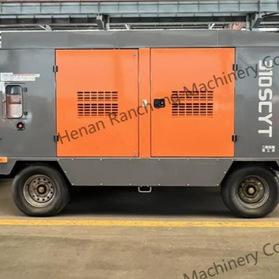 China 310SCYT 1178 Cfm Portable Screw Air Compressor 4 Wheels For Water Well for sale