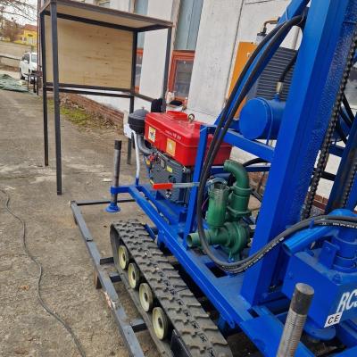 China 160m Portable Water Well Drilling Machine Powered By 35HP Engine for sale