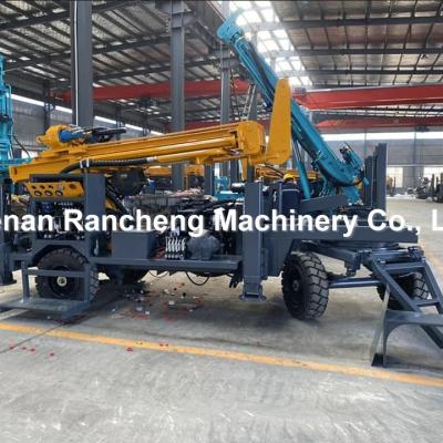 China Both Mud Pump DTH Air Drilling RCF220W Rotary  Rig - 100 To 220 Meter Capability for sale