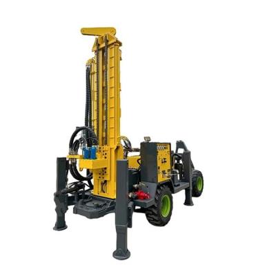 China RCF220W 220m 4 Wheel Vehicle Mounted Water Well Drilling Rig For Sale Portable Wells Drilling for sale