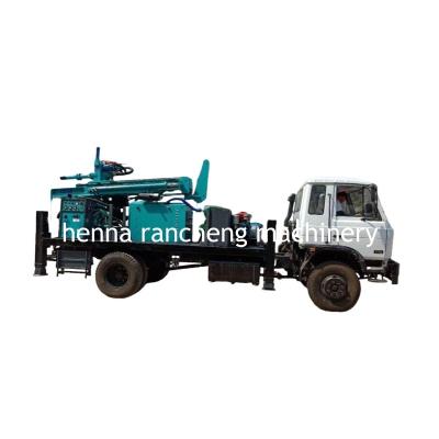 China 300m Deep Rock Borehole Drilling Rig Truck Mounted Water Well Machine for sale