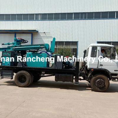 China Truck-Equipped Water Well Drilling Rig With 300m Borehole Capability for sale