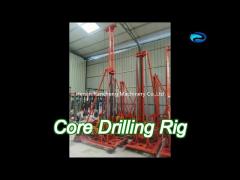 portable hydraulic core drilling rig machine 150m exploration geological core drill rig