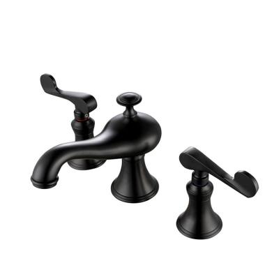 China Factory Supply Deck Mounted Bathroom Fixture Metered Faucets Feature Ceramic Core Material Basin Faucet for sale