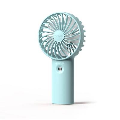 China Outdoor Portable Five Blades Handheld Fan Portable USB Rechargeable Custom Mini Rechargeable Fan for sale