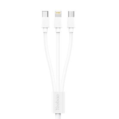 China MP3/MP4 Player Yoobao Home Appliances Charging Cable Three Multifunctional In One Cable Fast Charging Data Cable for sale