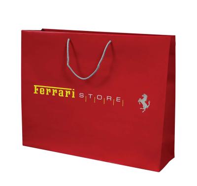 China custome logo printed shopping bag ,gift bag,paper bag with handle for sale