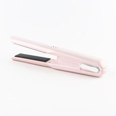 China Custom Private Label Ceramic Flat Iron Car Radio Wireless USB Rechargeable Hair Straightening Tools for sale