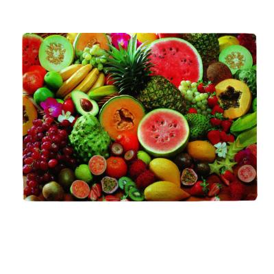 China High Quality Stocked Resistance Custom Tempered Glass Cutting Cutting Board for sale