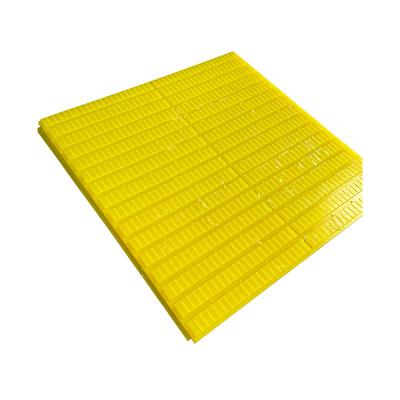 China Durable Polyurethane Oil Rig Floor Mat Rotary Table Safety Rubber Non-Slip Pad for sale