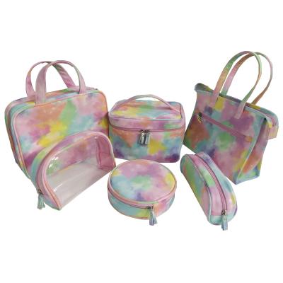 China Fashion Wholesale OEM Brand Other Special Purpose Bags Bags Women Handbags Tie Dye Cosmetic Bag for sale