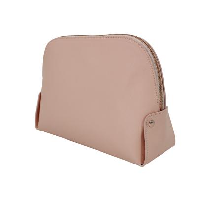 China Custom Luxury Saffiano Leather Travel PU Leather Pouch Wholesale Fashion Makeup Bag Large Capacity Storage Cosmetic Bag for sale