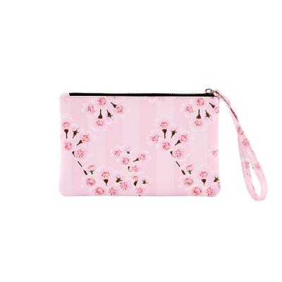 China Large Capacity Portable Women PU Zippered Makeup Bag for sale