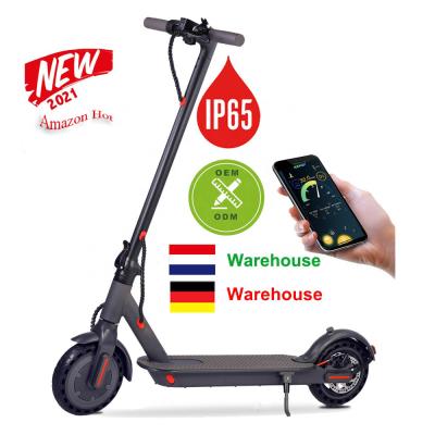 China Europe Europe Germany Unisex Warehouse EU 8.5 Inch Tire Motor 350w 2 Wheel Kick Folding Adults Foldable E Electric Scooter for sale