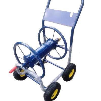 China Adjustable Water Hose Reel 4 Wheel Hose Reel Wheeled Sprinkler Cart With Hose Reel for sale