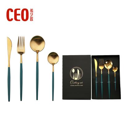 China Silver Sustainable Kitchen Flatware Set Flatware 304 Stainless Steel Cutlery Flatware Set for sale