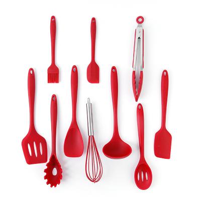 China Viable Silicone Kitchen Utensil Tool Kit Beater Spatula Spoon Bakeware for sale