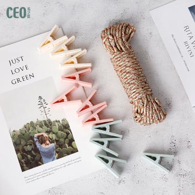 China Guangzhou Modern Household Supplier Different Color Laundry Clips Plastic Clothespin for sale