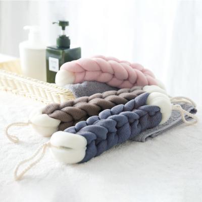 China EXFOLIATE Good Quality Long Bath Scrubber Massage Mesh Net Bath Sponge for sale