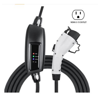 China Other Lede 110V 16 Amp Level 1 EV Charger with 21ft J1772 Extension Cable and NEMA 5-15 Plug for sale