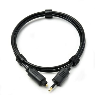 China DVD Player Lede Free Sample Toslink To 3.5mm Jack Cable , Fiber Optic Cable for sale