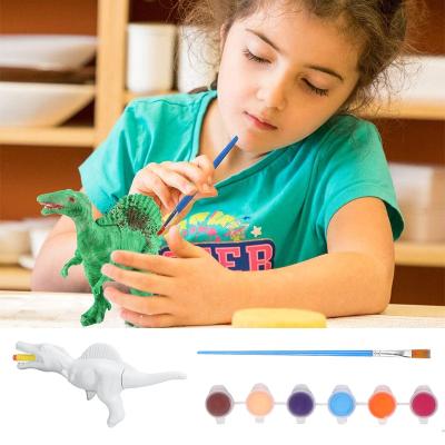 China Educational Diy Drawing Toy Custom Drawing Kit Gun Toys Diy Painting Dinosaur Creative Painting Toy for sale