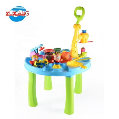 China Children play kids toy diy around playdough table clay set 34pcs to play dough with tools and molds for sale