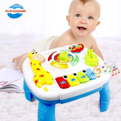 China Baby Activity Table Multifunctional Musical Lightweight Baby Learning Desk Toy Kids Activity Learning Table for sale