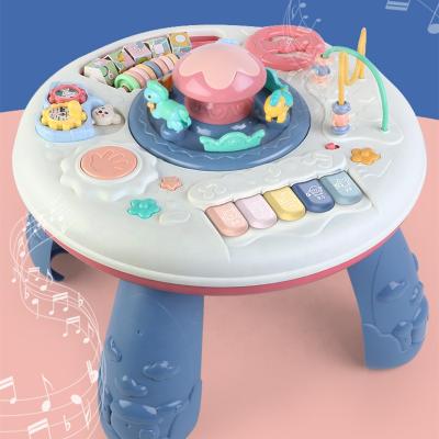 China Musical Multifunctional Baby Activity Board Children Learning Desk Activity Desk Children Baby Activity Board for sale