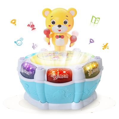 China Toy Early Education Baby Musical Battery Operated Toys Hand Drum Baby Piano Drum Toy for sale