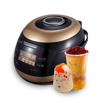 China Commercial free shipping at door 5L pearl milk tea cooker/automatic boba pearl rice pot cooker/boba tapioca for sale