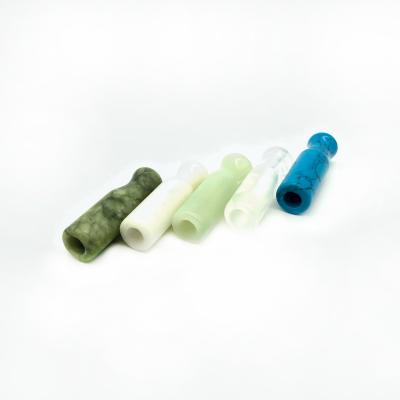 China New Trendy Big Size Tobacco Pipe Natural Jade Cigar Holder Pipe Cigarette Smoking Pipes for sale