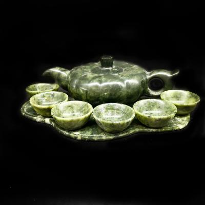 China Wholesale bulk natural jade tea cups jade teapots sets from CHINA for sale