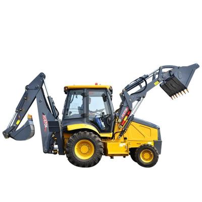 China Agricultural machinery 4*4 backhoe loader XC870K with construction machinery parts for sale