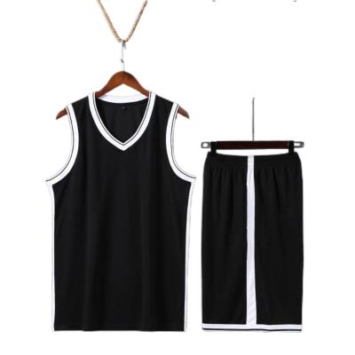 China Wholesale Hot Antibacterial Customize Custom Logo Basketball Tank Top and Short Men Basketball Wear Breathable Clothing for sale