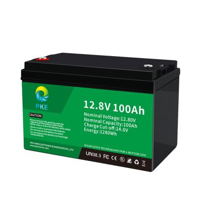 China Q12V100BYLA840 12.8V 100Ah Household Appliances LiFePO4 Replacement Lithium Ion Battery Cost-effective Lead Acid Pack 12V 100Ah for sale