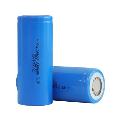 China New YA26650-30A862 26650 3.2V 3000mAh LiFePO4 toys lithium iron phosphate battery cell for solar power system for sale