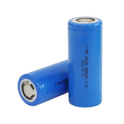 China Toys YA26650-38A849 Hot Sale 26650 3.2V 3800mAh LiFePO4 Lithium Ion Cylindrical Battery Cell For Emergency Light LED for sale