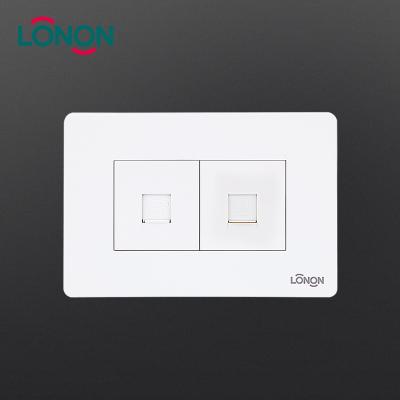 China Free Sample Metal Holding Plate Television And Computer Electrical Outlet Data Outlet for sale