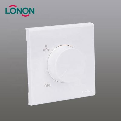 China Easy Installation High Quality 220V LED PC Led Lights Wall Rotary Switch Electric Dimmer for sale