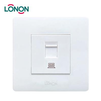 China universal plug & China Electrical Plug One Strip Internet RJ45 Wall Socket for sale