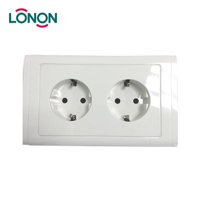 China European Standard German Wall Socket Residential/Multi-Purpose CE Approval for sale