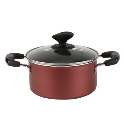 China 6L Classic Style Dishwasher Safe Nonstick Stock Promotional Soup Stock Pot / Stockpot With Lid for sale