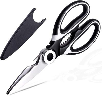 China Ktichen Cutting Kitchen Shears Stainless Steel Multi Purpose Strong Kitchen Serving Scissors for sale