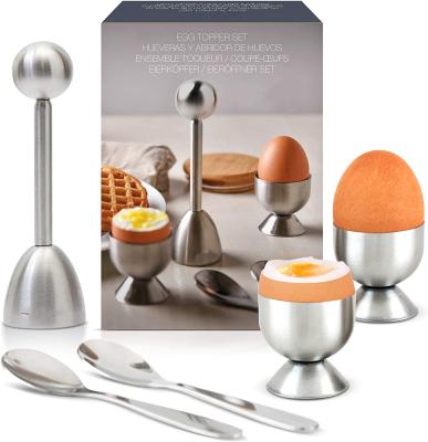 China Easy Viable Egg Topper Set Complete Soft Boiled Egg Tool Kit Egg Opener for sale