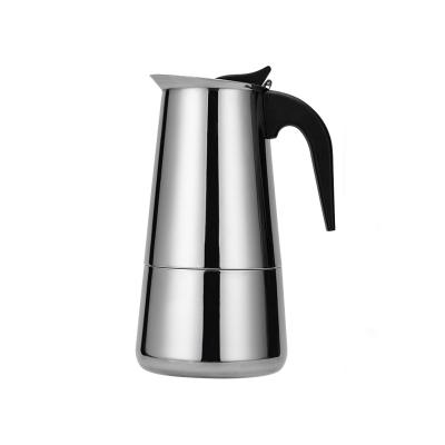 China Viable Wholesale European Mocha Espresso Explosive Amazon Coffee Pot Stainless Steel French Coffee Pot for sale